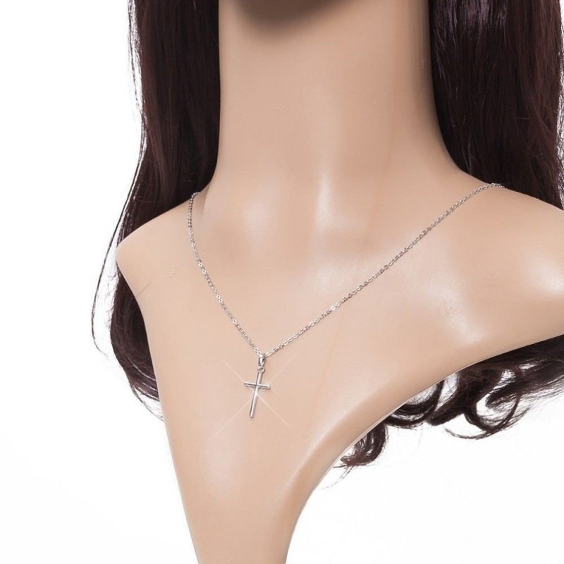 COLGANTE CRUZ CON ORO 18 K