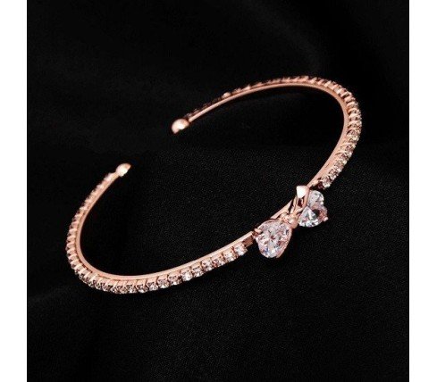 PULSERA LAZO CON CIRCONITAS