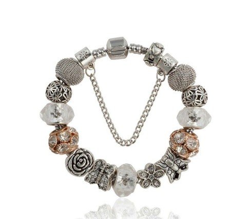 PULSERA ABALORIOS ESTILO PANDORA