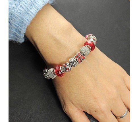 PULSERA ABALORIOS ESTILO PANDORA