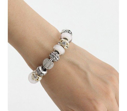 PULSERA ABALORIOS ESTILO PANDORA