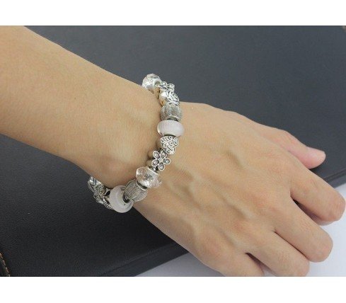 PULSERA ABALORIOS ESTILO PANDORA