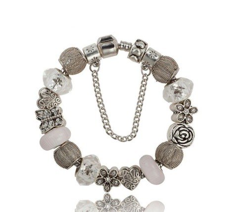 PULSERA ABALORIOS ESTILO PANDORA