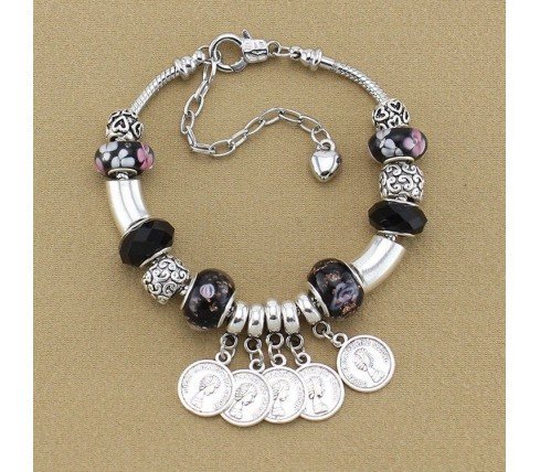 PULSERA ABALORIOS ESTILO PANDORA