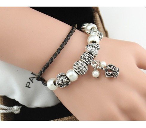 PULSERA ABALORIOS ESTILO PANDORA