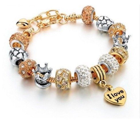 PULSERA ABALORIOS ESTILO PANDORA