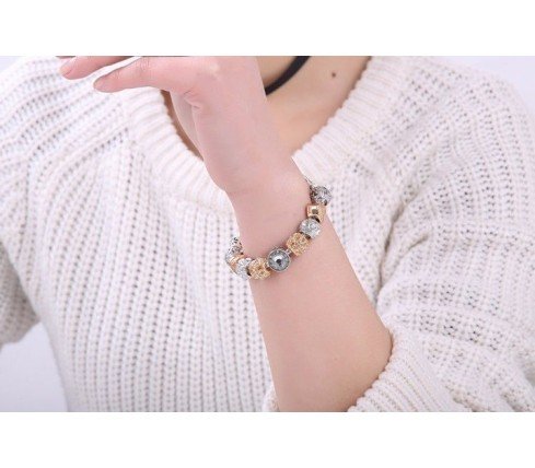 PULSERA ABALORIOS ESTILO PANDORA