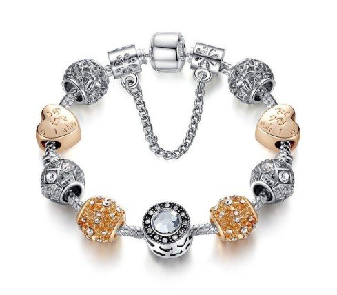PULSERA ABALORIOS ESTILO PANDORA