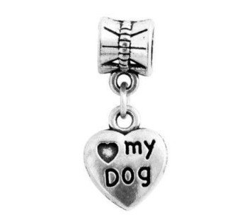 ABALORIO LOVE MY DOG PARA PULSERAS TIPO PANDORA