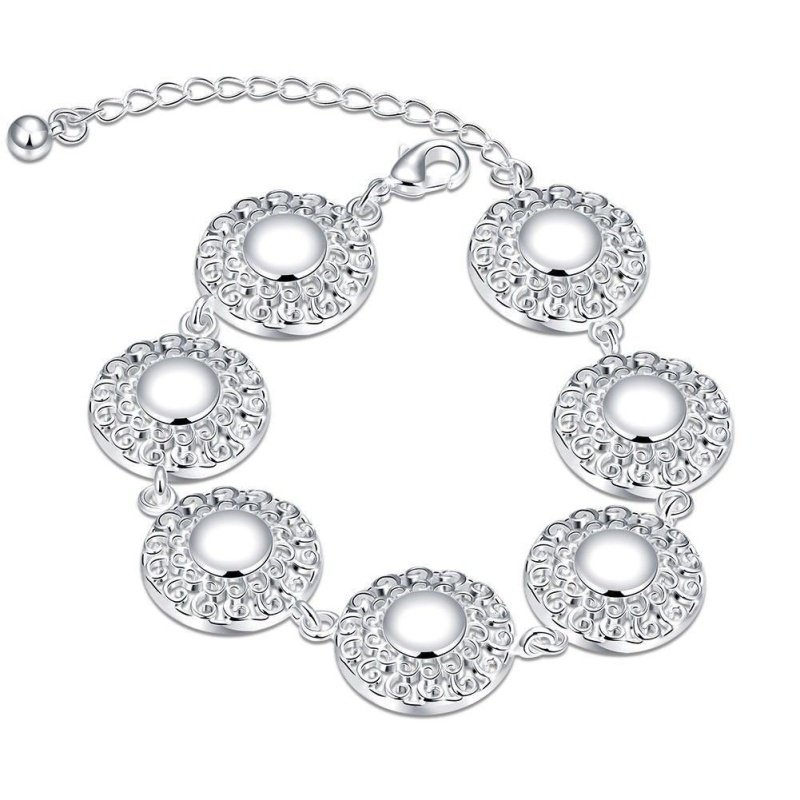 PULSERA CÍRCULOS CON PLATA 925