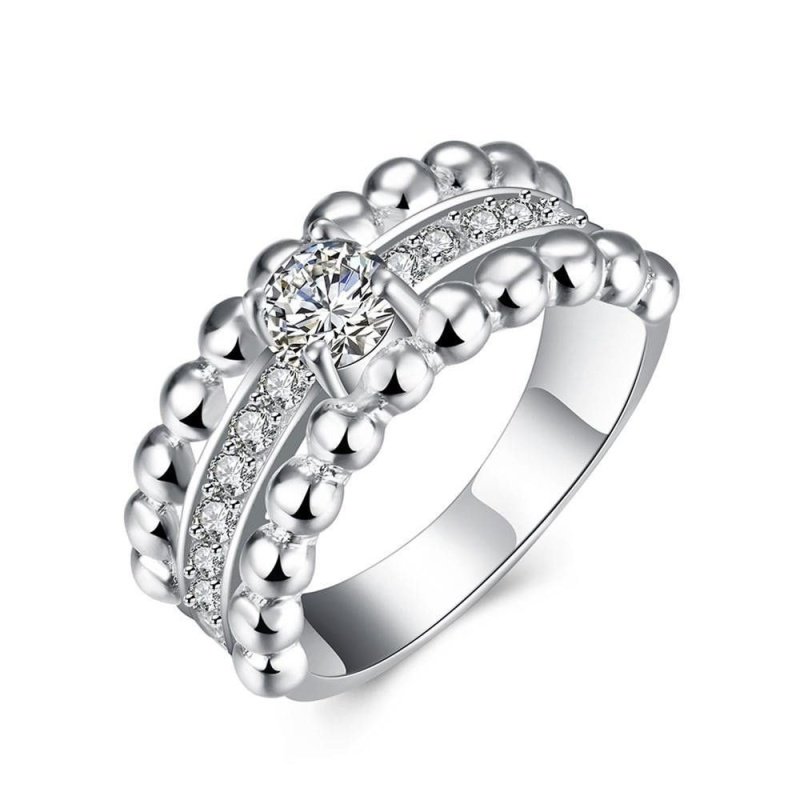 ANILLO SOLITARIO UNISEX CON PLATA 925