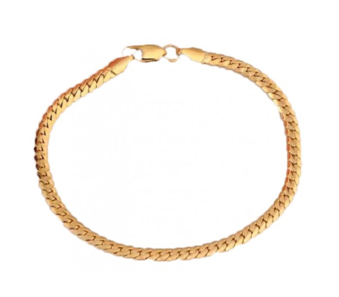PULSERA UNISEX EN ORO GOLDFILLED 18 KILATES