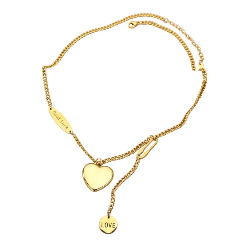 COLLAR CORAZÓN ACERO WATERPROOF