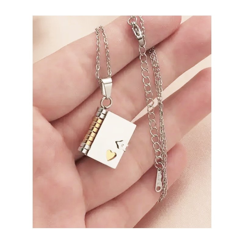 COLGANTE LIBRO PÁGINAS PERSONALIZADAS