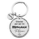 LLAVERO PERSONALIZADO PARA HERMANA O HERMANO