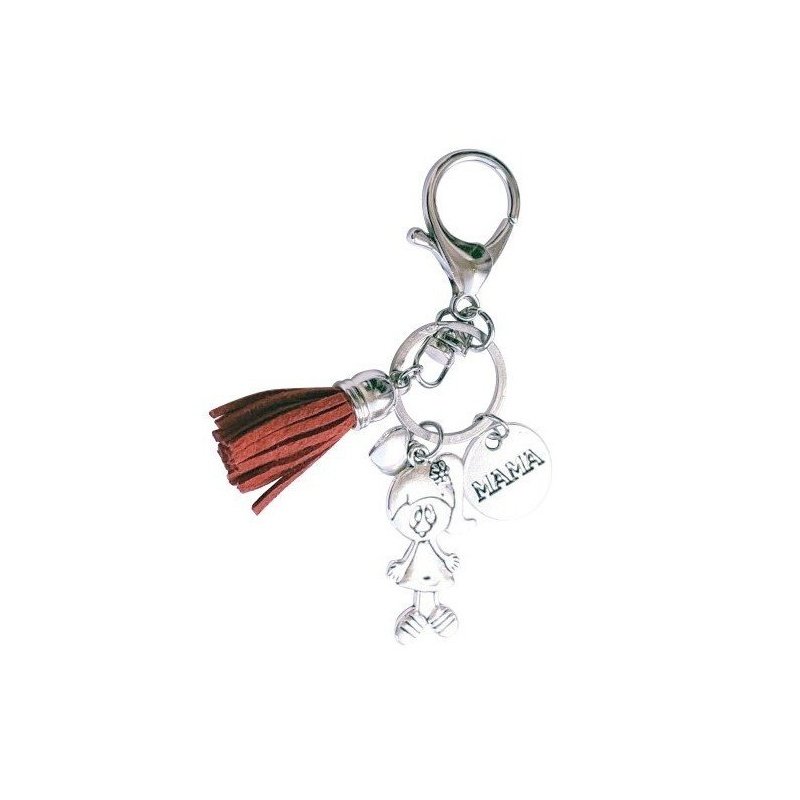 LLAVERO PERSONALIZADO MAMÁ CON NIÑA