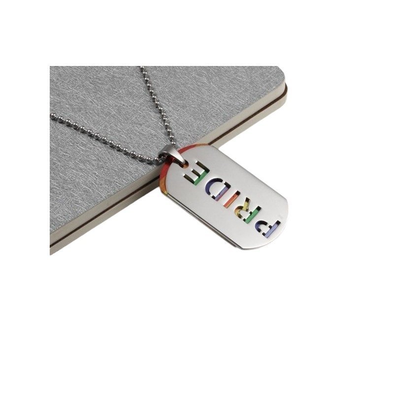 COLGANTE BANDERA ARCO IRIS, ORGULLO LGTBI ACERO, PERSONALIZABLE