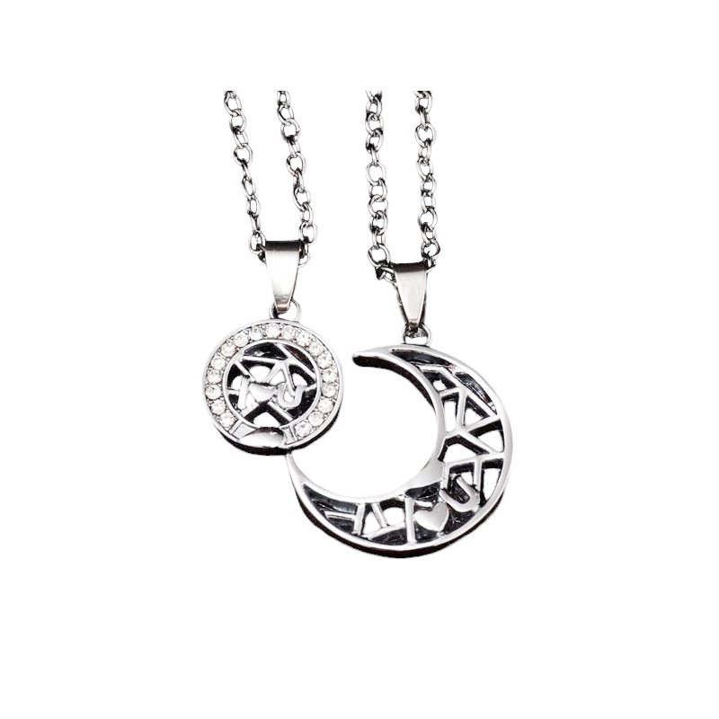 PAREJA DE COLGANTES SOL Y LUNA, PARA ÉL Y PARA ELLA