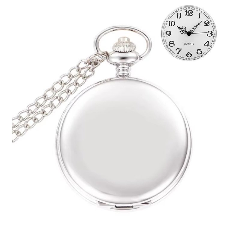 RELOJ DE BOLSILLO PERSONALIZADO CADENA LARGA
