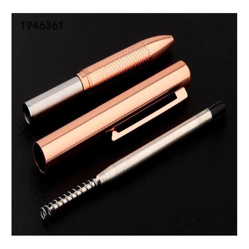 BOLÍGRAFO ACERO ROSA PERSONALIZADO