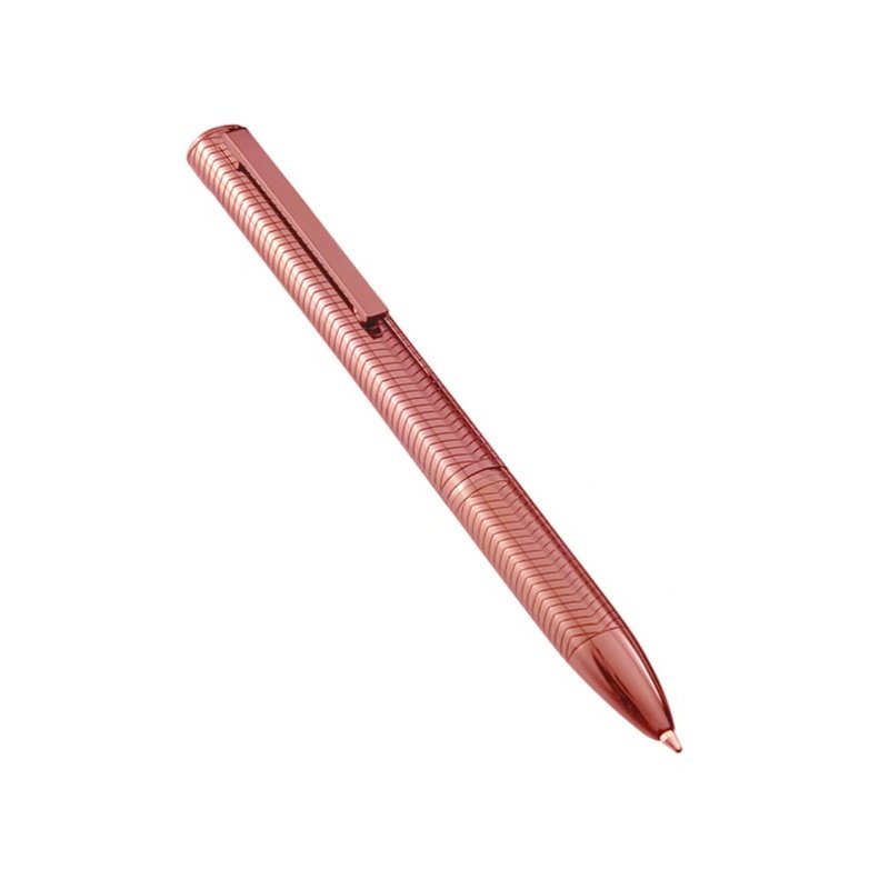 BOLÍGRAFO ACERO ROSA PERSONALIZADO