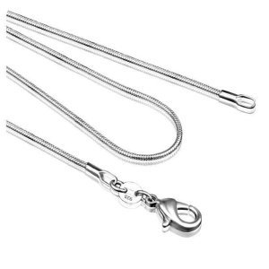 cadena plata mujer cordon cola raton