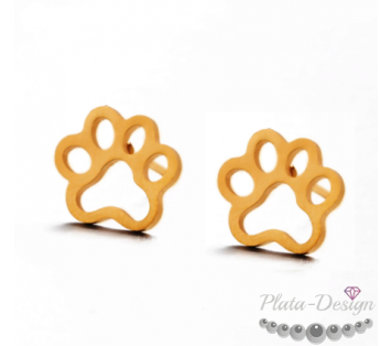 pendientes patita mascota
