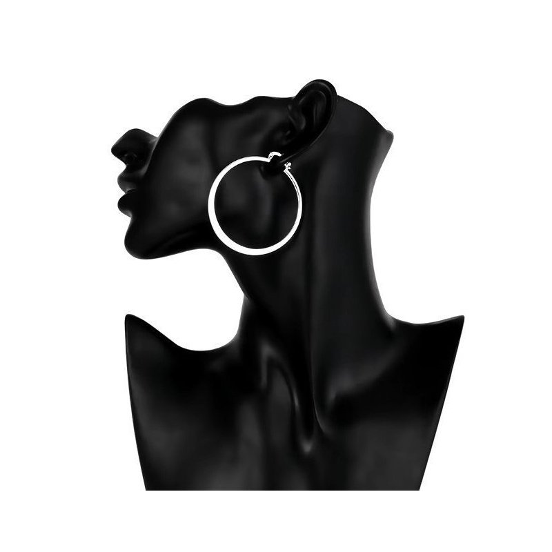 Aros De Plata Esterlina 925 - Ligeros Y Delgados De 19mm - ¡Elegancia Simple!