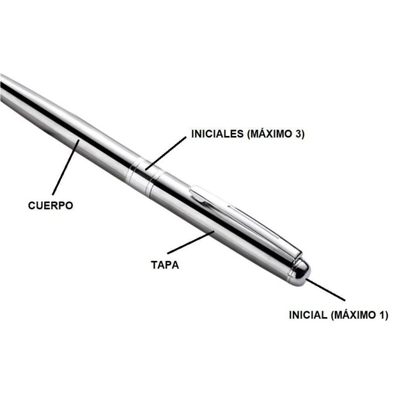 BOLÍGRAFO ACERO INOX PARA PERSONALIZAR
