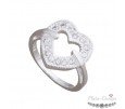 ANILLO CORONA CORAZÓN CON PLATA 925