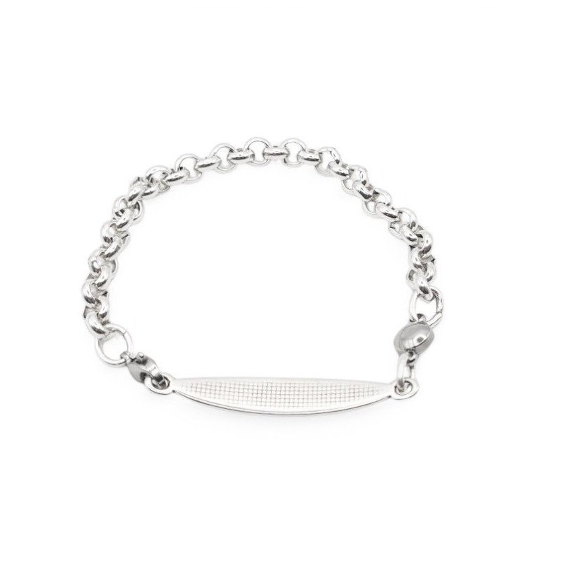 PULSERA ESCLAVA PERSONALIZADA CON CHARM DE COLOR