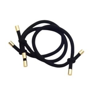 pulseras personalizadas color negro