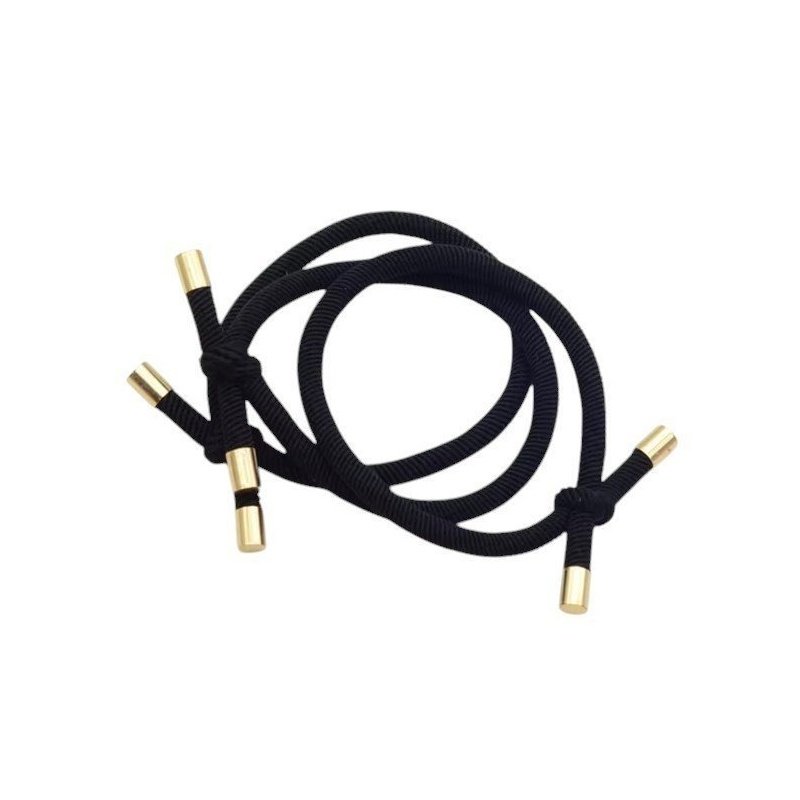 PULSERA ELÁSTICA CON MEDALLA DORADA PERSONALIZADA, VARIOS COLORES