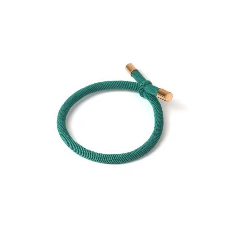 PULSERA ELÁSTICA CON MEDALLA DORADA PERSONALIZADA, VARIOS COLORES