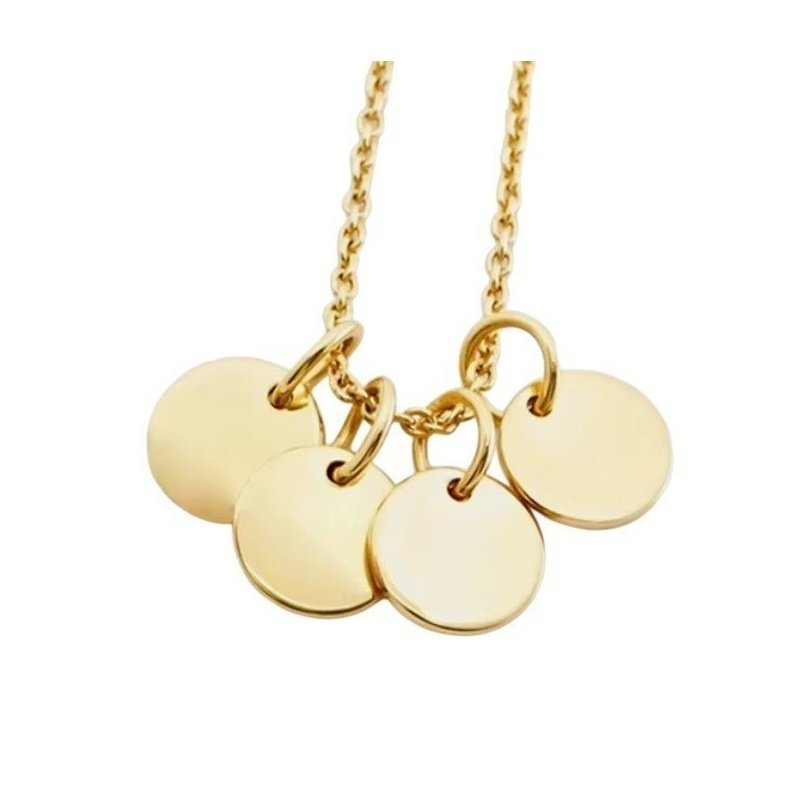 COLLAR CON MEDALLITAS PERSONALIZADAS