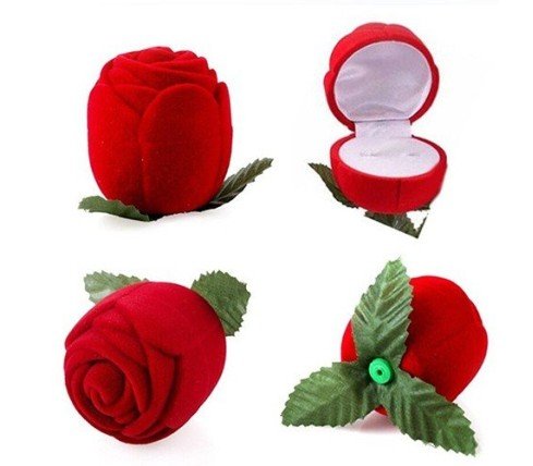 CAJA REGALO ROSA PARA JOYAS