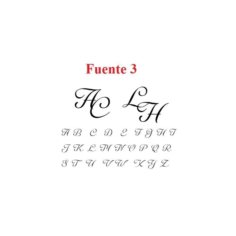 BAJO PEDIDO - PISACORBATAS PERSONALIZADOS INICIALES