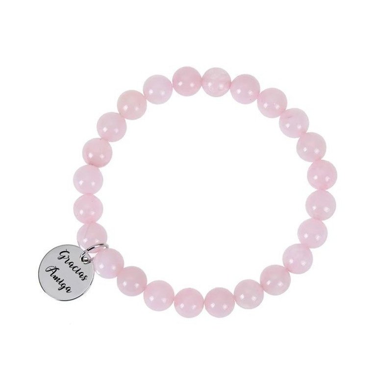 PULSERA PERSONALIZADA ZAMAK Y PIEDRAS NATURALES