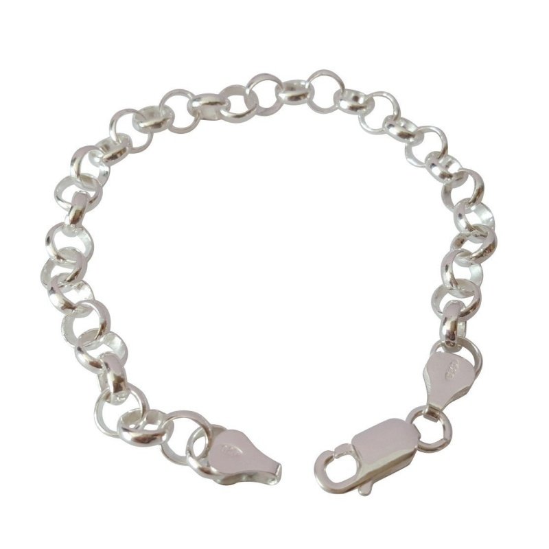PULSERA ROLO 100% PLATA DE LEY 925