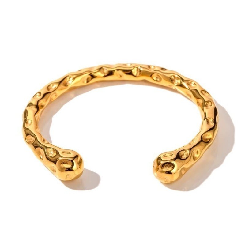 BRAZALETE MIRROR ACERO Y ORO WATERPROOF