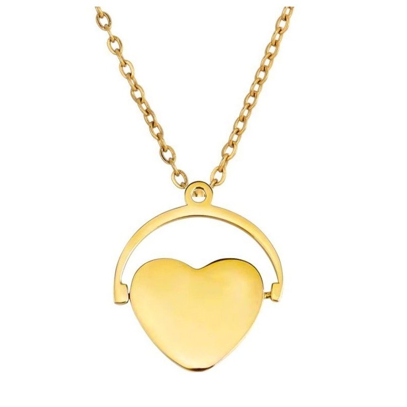 COLGANTE GIRATORIO CORAZÓN PERSONALIZADO
