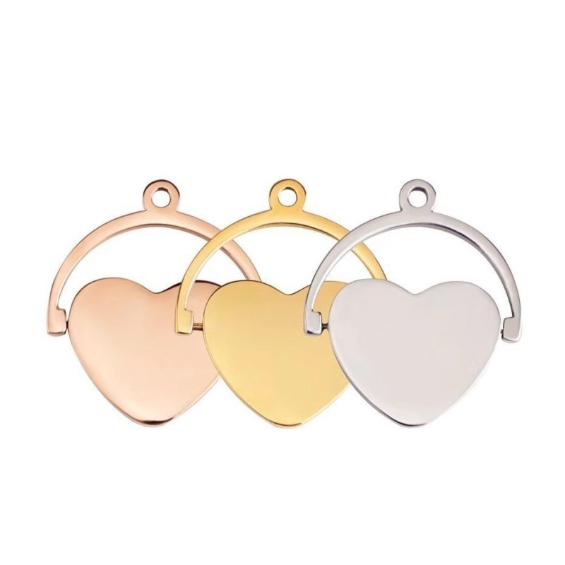 COLGANTE GIRATORIO CORAZÓN PERSONALIZADO
