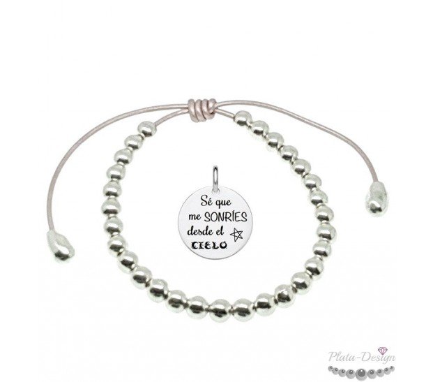 PULSERA ZAMAK PERSONALIZADA CON BOLAS PULSERA ZAMAK PERSONALIZADA CON BOLAS