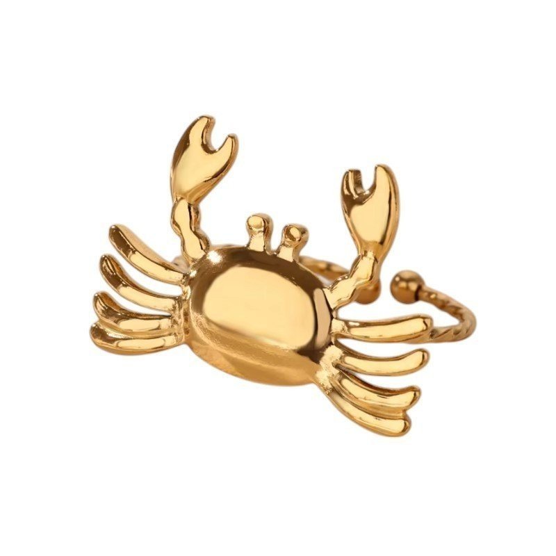 ANILLO CANGREJO ACERO WATERPROOF HORÓSCOPO CÁNCER