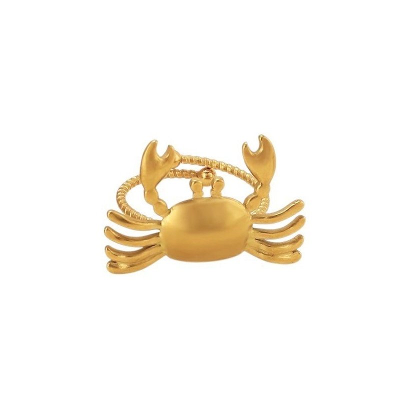 ANILLO CANGREJO ACERO WATERPROOF HORÓSCOPO CÁNCER