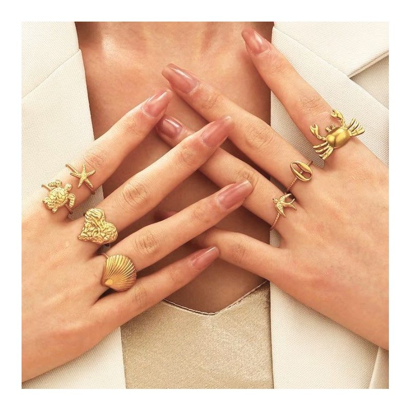 ANILLO CANGREJO ACERO WATERPROOF HORÓSCOPO CÁNCER