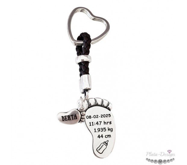 LLAVERO PERSONALIZADO NACIMIENTO PIES