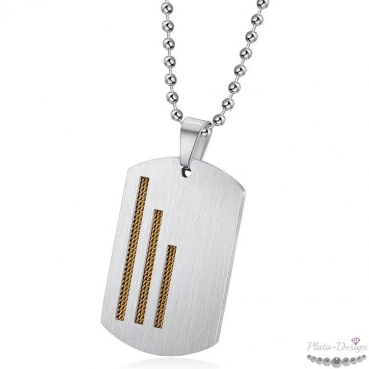 colgante personalizado de diseño para hombre estilo militar lotus viceroy