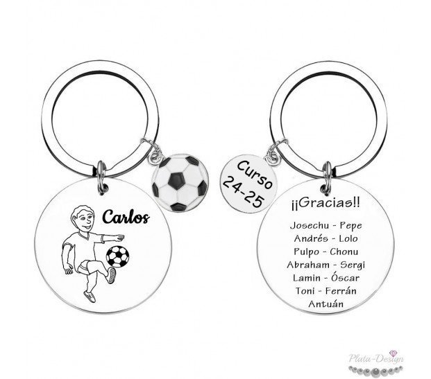 LLAVERO PERSONALIZADO PARA ENTRENADORES, FÚTBOL LLAVERO PERSONALIZADO PARA ENTRENADORES, FÚTBOL