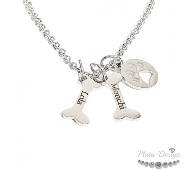 COLGANTE PERSONALIZADO HUESO MASCOTA COLGANTE PERSONALIZADO HUESO MASCOTA